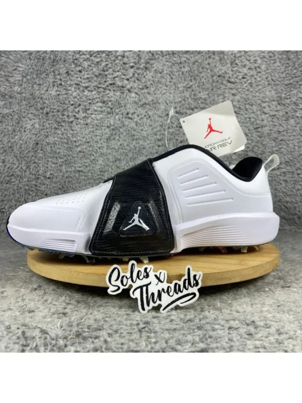 Air Jordan Rev Golf Shoes Size 10 Men White Black FV6338-103